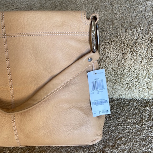 New Alfani leather shoulder bag. Neutral color and perfect size. - Picture 6 of 6